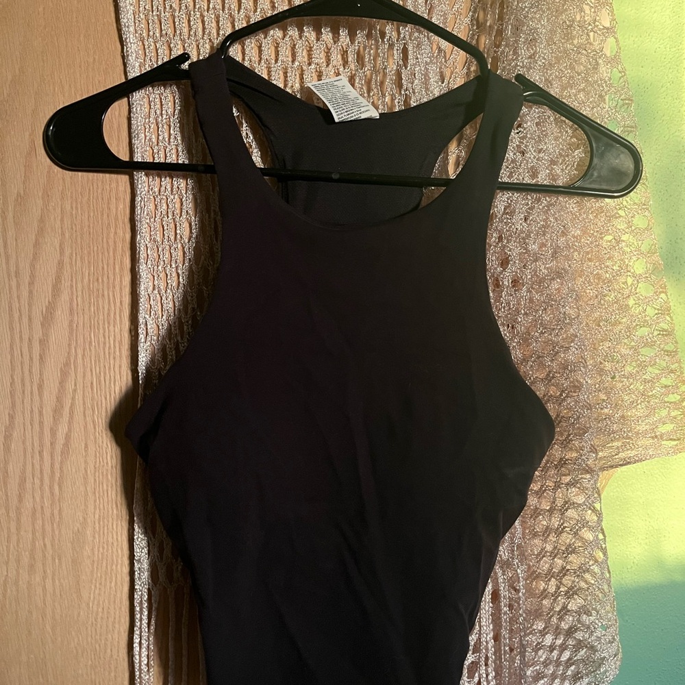 Black Sleeveless Women's Top